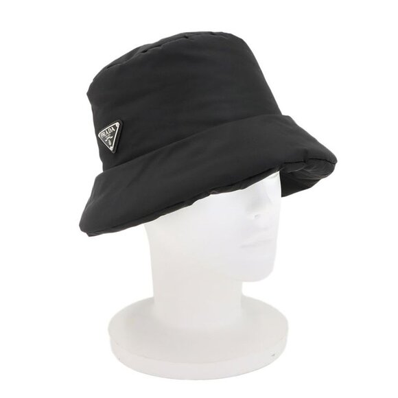 Prada Triangle Logo Padded Bucket Hat Polyamide Black M 2 Hc248 Bucket Hat main image 6